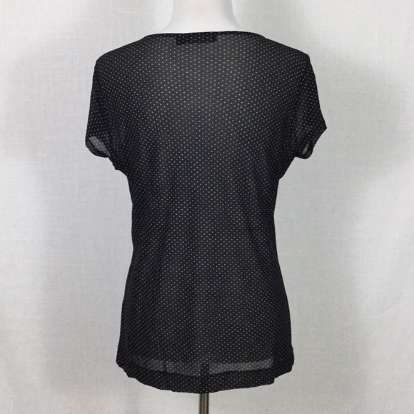 The Limited swiss dot ruffle blouse - work or play - Picture 4 of 8